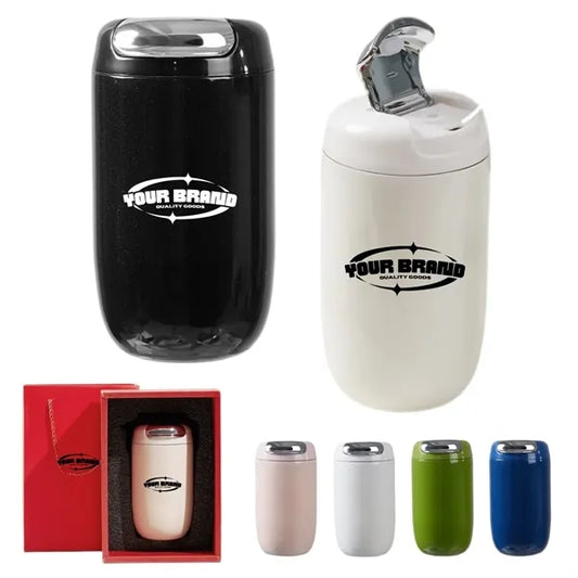 12 Oz Simple Travel Coffee Mug Tumbler With Flip Lid