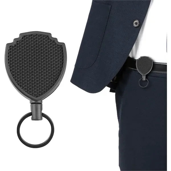 Retractable Badge Reel with Belt Clip, ID Card Holder
