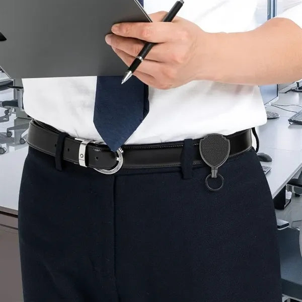 Retractable Badge Reel with Belt Clip, ID Card Holder