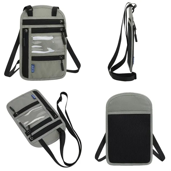 RFID Travel Neck Wallet Passport Holder Organizer