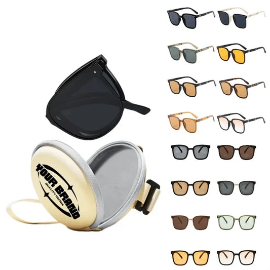 Foldable UV Protection Sunglasses With Portable Case
