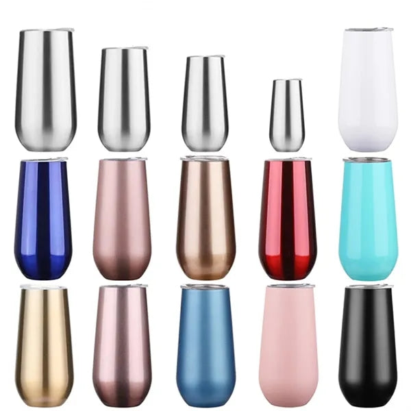 10oz Eggshell Thermos Champagne Stainless Steel Cup