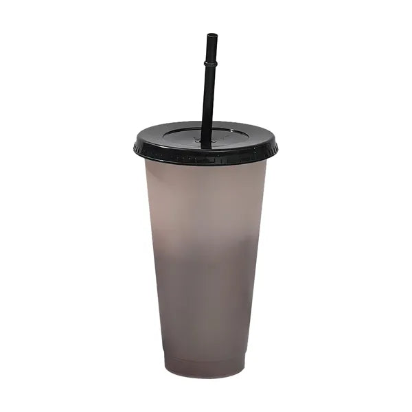 24oz Cold-Activated Color Changing Party Straw Tumbler
