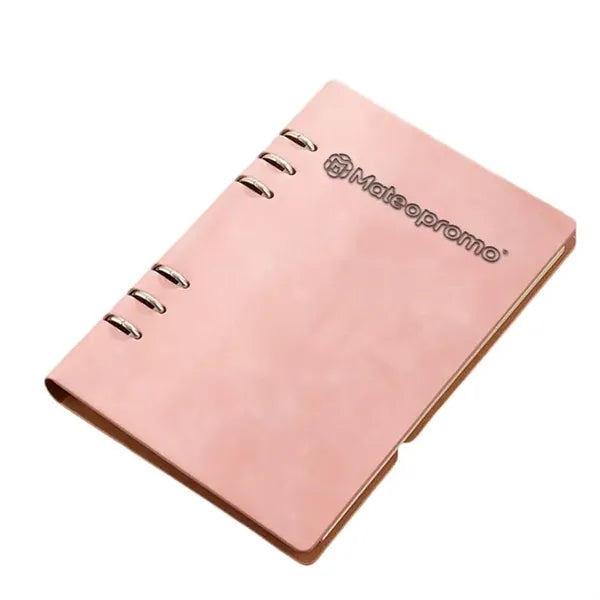 Logo Faux Leather Business Gift Notebook