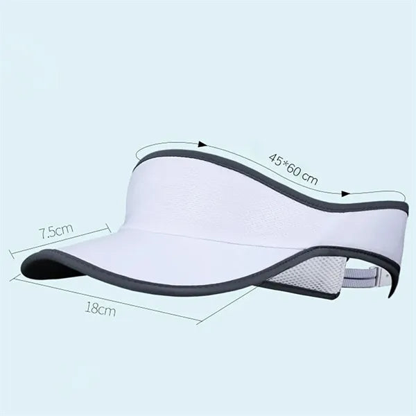 Quick Dry Sports Visor Sun Hat