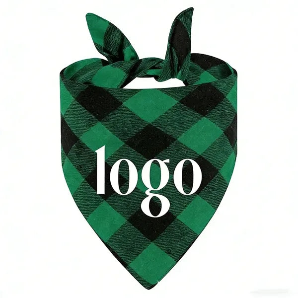 Multi-color customizable pet scarf