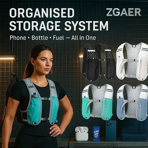 Reflective Running Vest Backpack for Sport