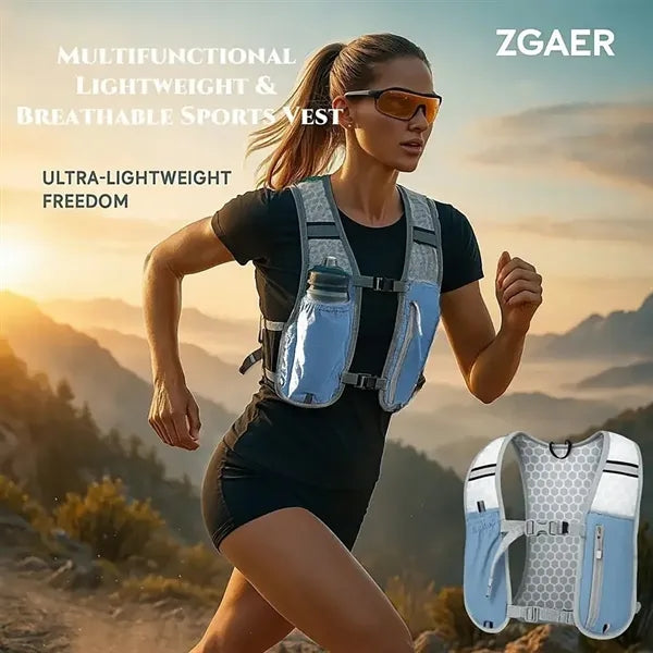 Reflective Running Vest Backpack for Sport