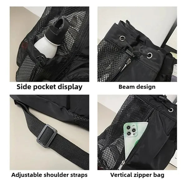Mesh Drawstring Wet Dry Backpack