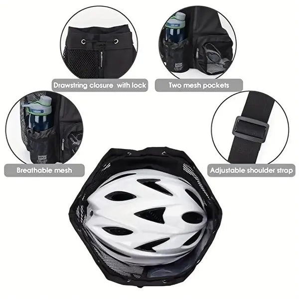 Mesh Drawstring Wet Dry Backpack