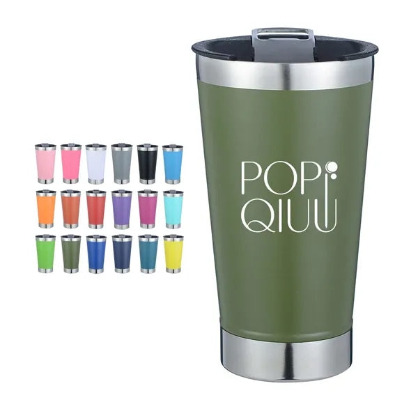 Stainless Steel Insulated Beer Cup With Bottle Opener-20oz