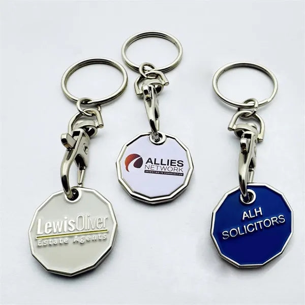 Trolley Token Keychains Bag Charms for Women And Shopping
