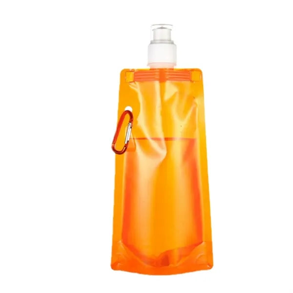 16oz Foldable Water Bottles with Carabiner