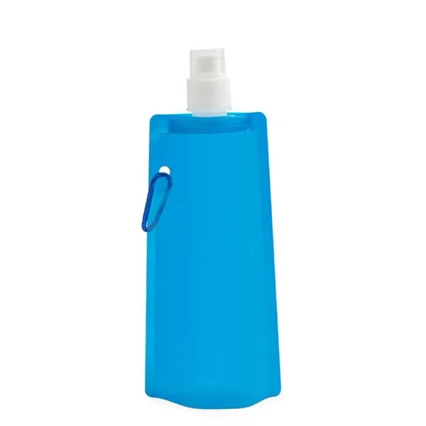 16oz Foldable Water Bottles with Carabiner