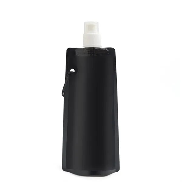 16oz Foldable Water Bottles with Carabiner