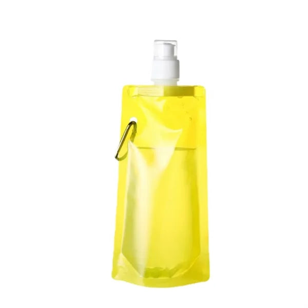 16oz Foldable Water Bottles with Carabiner