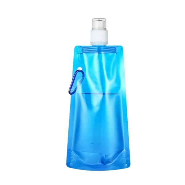 16oz Foldable Water Bottles with Carabiner