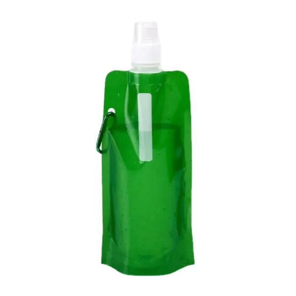 16oz Foldable Water Bottles with Carabiner