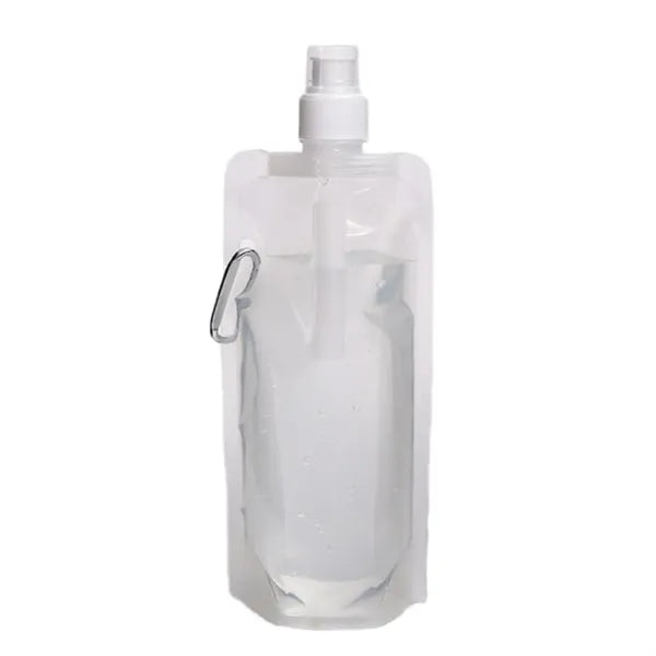 16oz Foldable Water Bottles with Carabiner