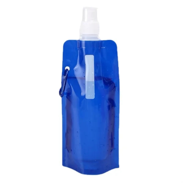 16oz Foldable Water Bottles with Carabiner
