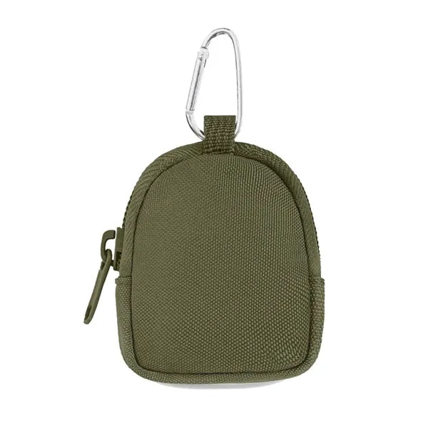 Outdoor Tactical Coin Purse Molle Keychain Pouch