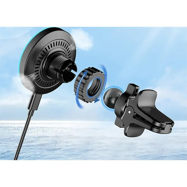 15W Magnetic Wireless Car Charger