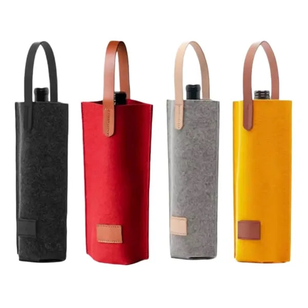 Felt Wine Tote Bag