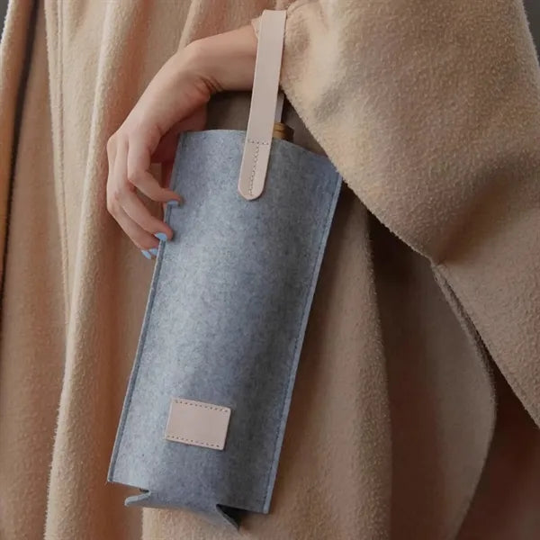 Felt Wine Tote Bag