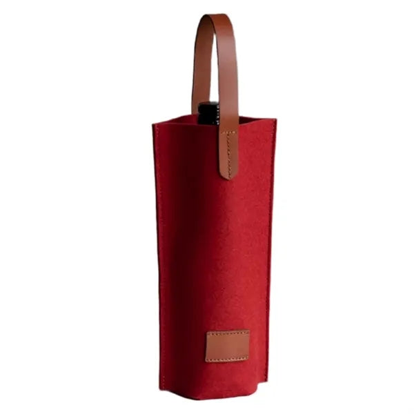 Felt Wine Tote Bag