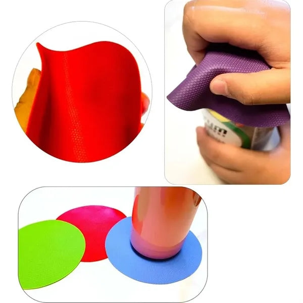 Rubber Jar Opener Gripper Pad for Weak Hands Silicone Heat