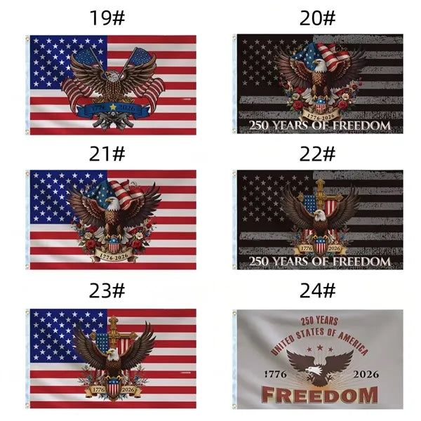 3 x 5 Feet America 250th years Birthday flag