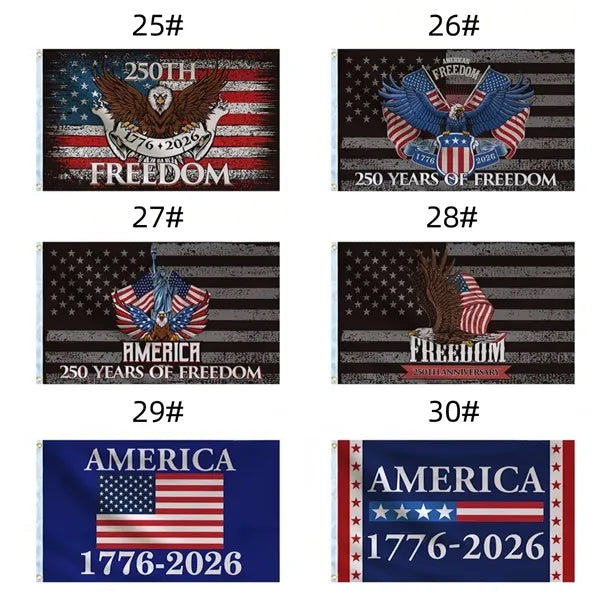 3 x 5 Feet America 250th years Birthday flag