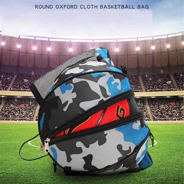 Basketball bag with adjustable shoulder strap for sports
