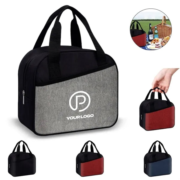 Durable lunch box insulated tote bag for school office