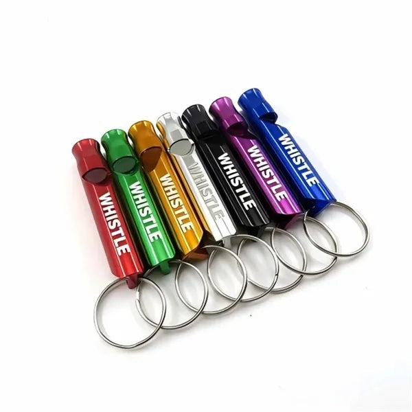 Aluminum Alloy Emergency Whistle High Pitch Safety Survival