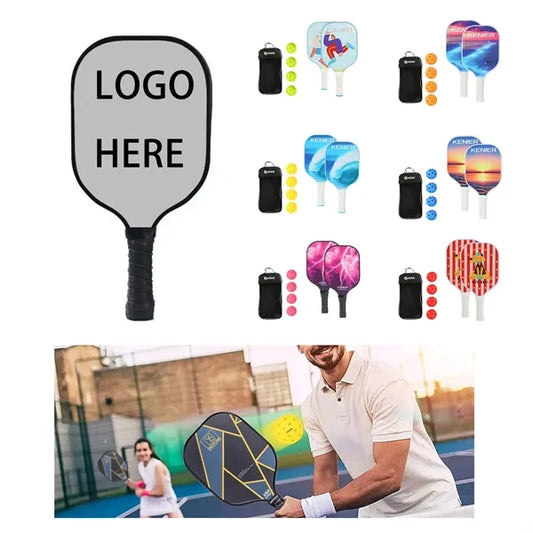 Fiberglass Pickleball Paddles Set With Balls And Bag