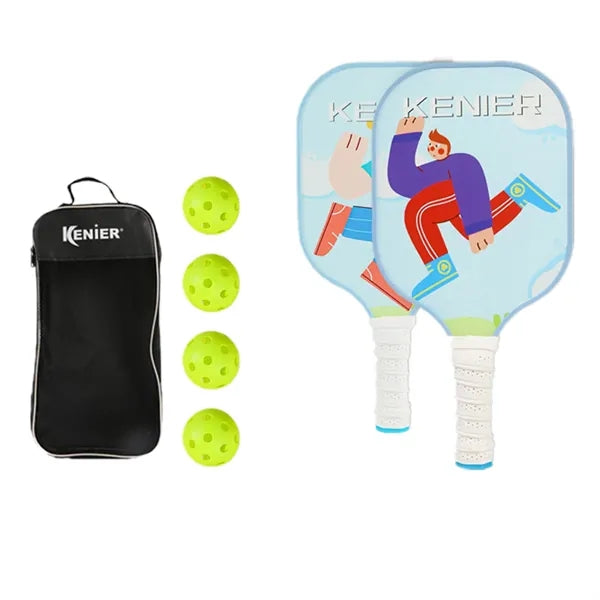 Fiberglass Pickleball Paddles Set With Balls And Bag