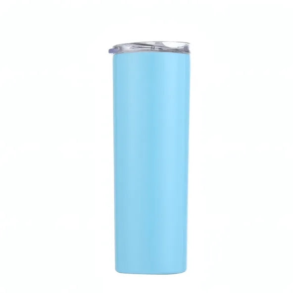 20oz Skinny Tumbler w/ Lid&Straw