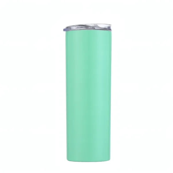 20oz Skinny Tumbler w/ Lid&Straw