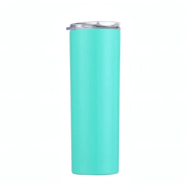 20oz Skinny Tumbler w/ Lid&Straw