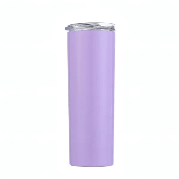 20oz Skinny Tumbler w/ Lid&Straw
