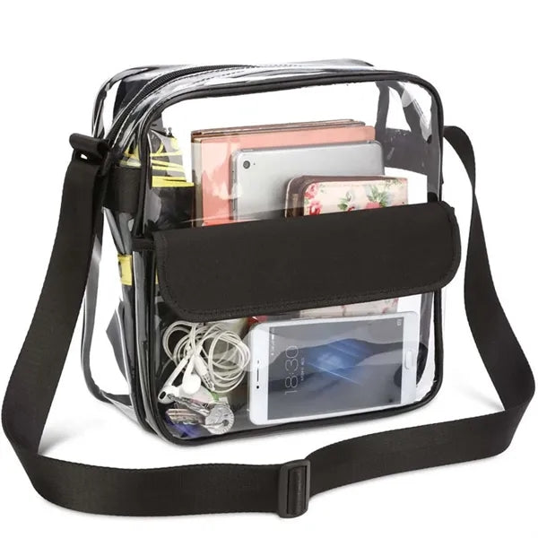 PVC Transparent Crossbody Single Bag
