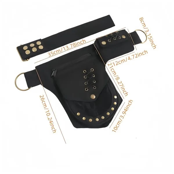Women Waist Belt Bag Festival Utility Hip Pouch Holster