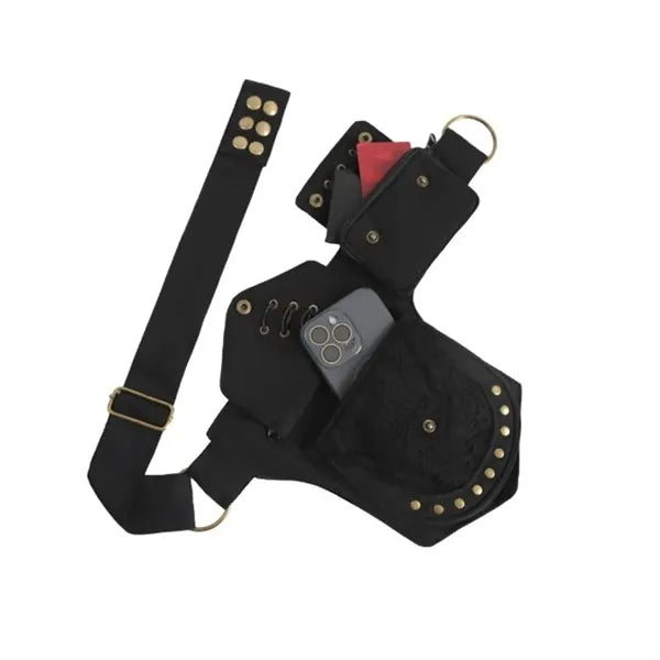 Women Waist Belt Bag Festival Utility Hip Pouch Holster