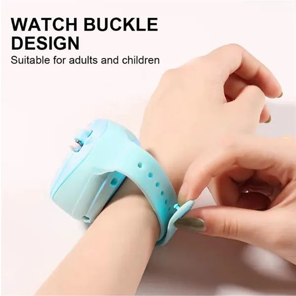 Portable USB Rechargeable Mini Watch Fan Wearable Wrist