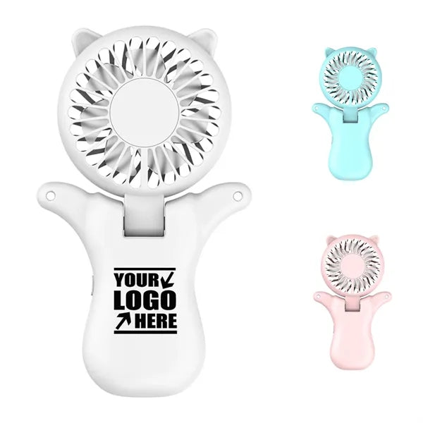 Neck Hanging Folding USB Mini Portable Quiet Cooling Fan