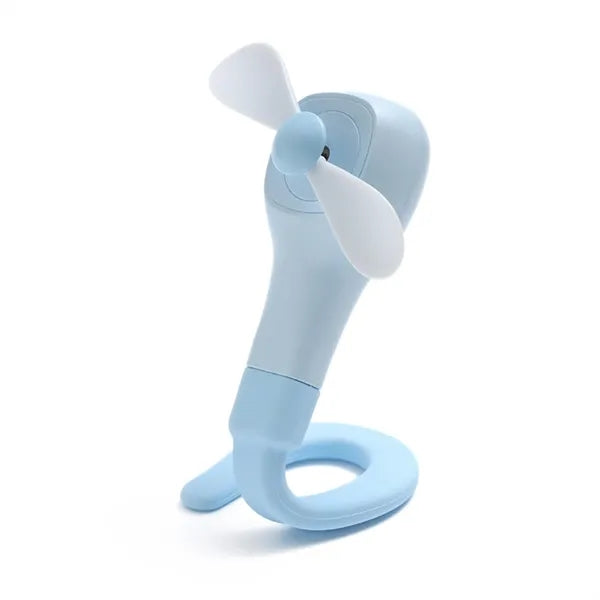 Portable Mini Fan Flexible Hose Handle Home Outdoor