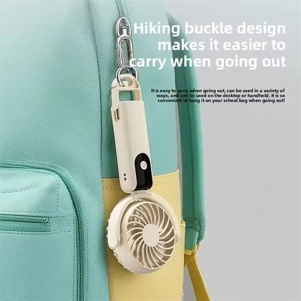 Portable Carabiner Outdoor Multi-Speed Mini Handheld Fan
