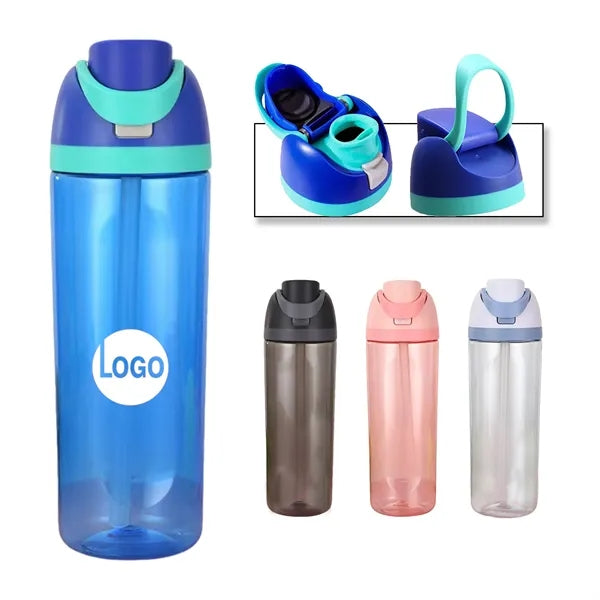 25 Oz Dual-Sip BPA-Free Sports Water Bottle
