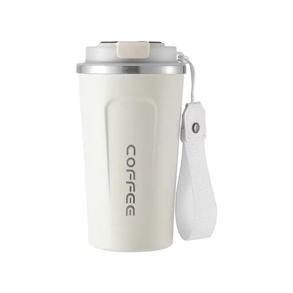13Oz / 17Oz Insulated Stainless Steel Travel Mug With Strap
